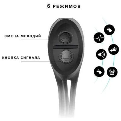Фара передня + велокомп'ютер + сигнал XA-585-T6+2LED, акумулятор, ЗП micro USB (XA-585)
