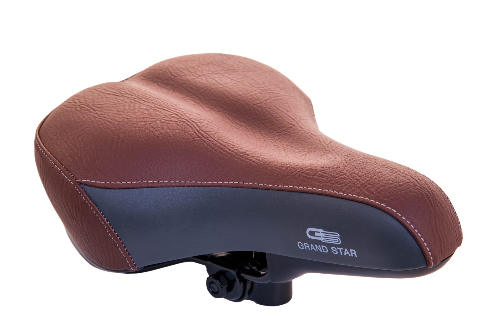 Фото Седло Grand Star GS-809 коричневый с серым (41259)
