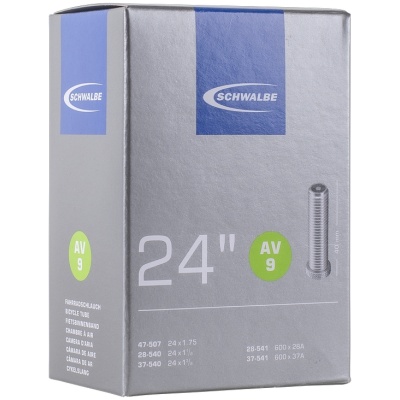 фото - Камера Schwalbe AV9 24"х1.125-1.85 (ETRTO 28/47-507/541) ніпель AV 40мм