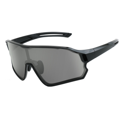 фото - Очки Green Cycle FORCE с зеркальной линзой, черные