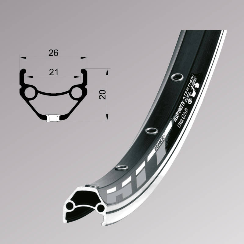 Обід Remerx HIT 21 RX 4521, 26'', 559x21, 32 відп., AV, піст., сріб. анод., V-Br, CNC