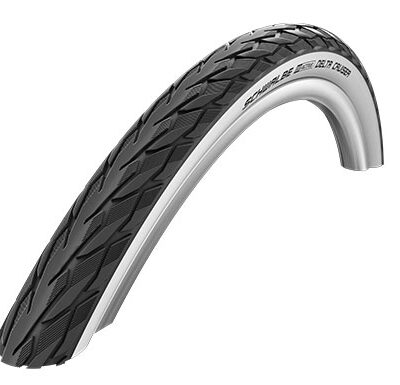 фото - Покришка  Schwalbe Delta Cruiser 24×1 3/8* (37-540) Active с K-Guard TwinSkin B/W