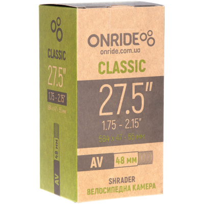 фото - Камера ONRIDE Classic 27.5″x1.75-2.15″ AV 48