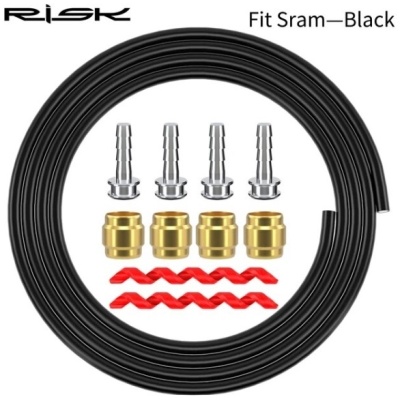 фото - Рубашка троса тормоза 2500мм SRAM RISK RC115-3-1 черн. с оливками и болтами
