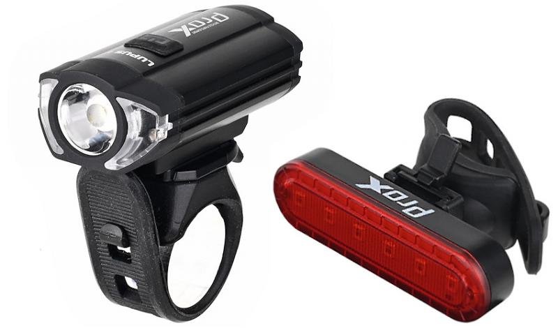 Фото Комплект фар ProX Lupus II SET 300Lm + 10Lm USB (A-O-B-P-0494)