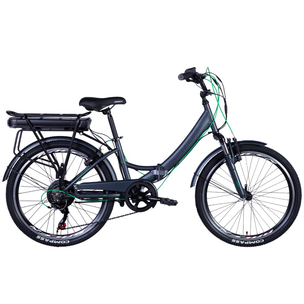 Електровелосипед 24" Formula SMART 500Вт 48В редуктор. дисплей, САП, 12.5Ач з крепл.