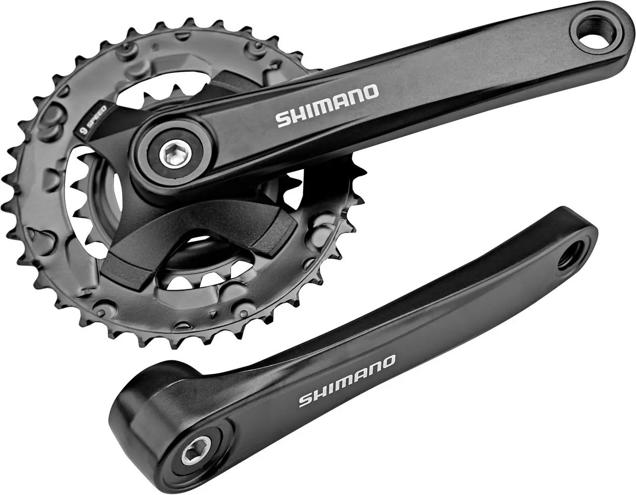 Фото Шатуны Shimano Alivio FC-MT101 22-36T, 175мм. черный (4450)