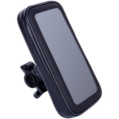 фото - Тримач для смартфона 4,7-6,3″” пластик чорний BC-BG016 з кріпленням на кермо/винос