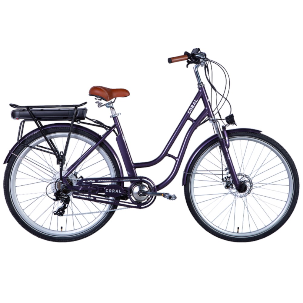 Электровелосипед  28" AL Dorozhnik CORAL 36В 12.5А*ч с крепл. к багажн. 500Вт