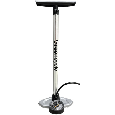 фото - Насос Green Cycle GPF-2632 напольный алюминиевый, стальная подножка, манометр с двойной шкалой, 160 psi