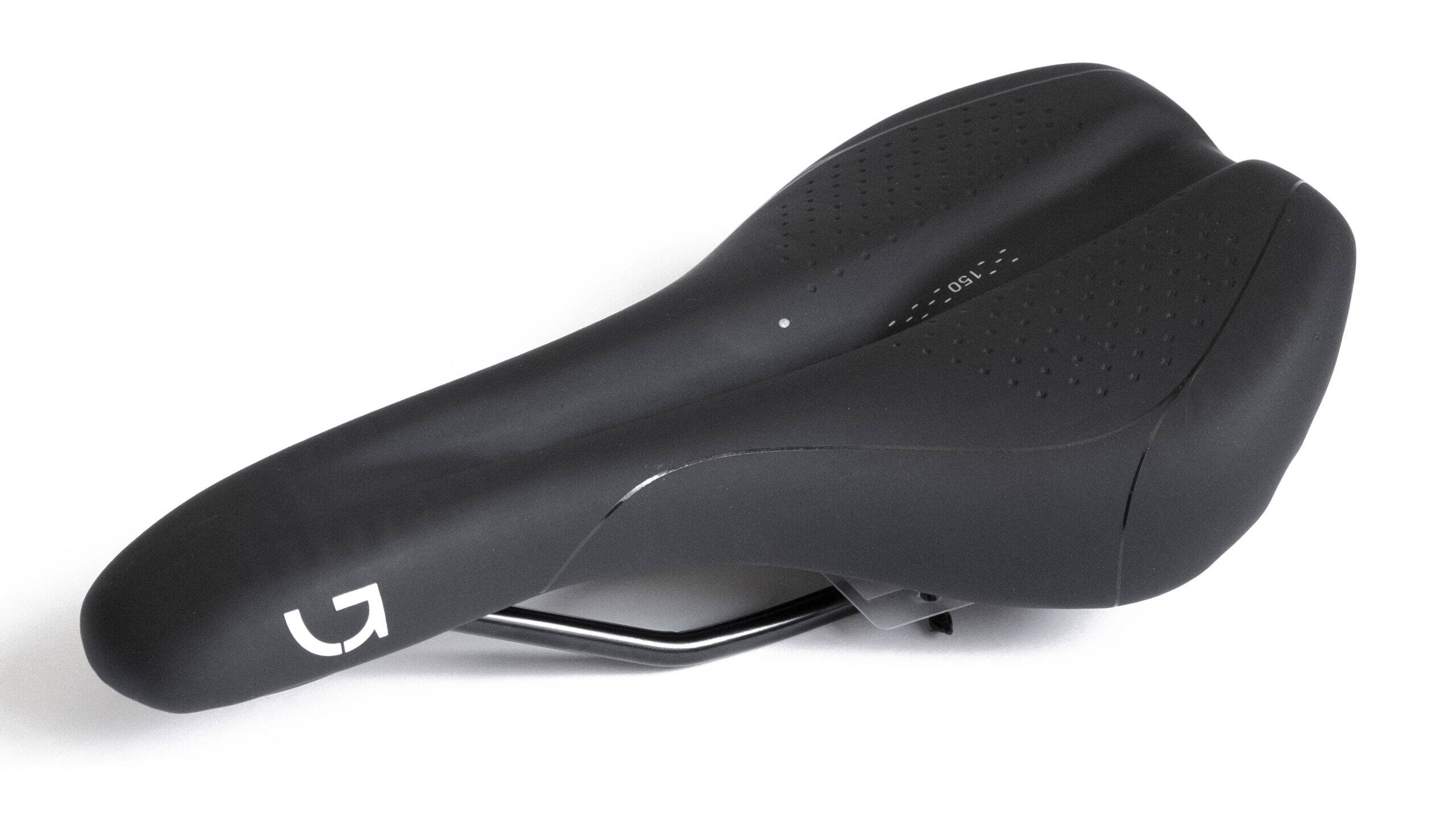Седло Green Cycle Active Air 150, стальные рейлы, черное