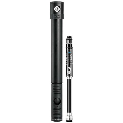 фото - Мининасос Crankbrothers KLIC HV GAUGE, алюминиевый, с манометром, presta/schrader, 110psi / 7.6 bar, черный