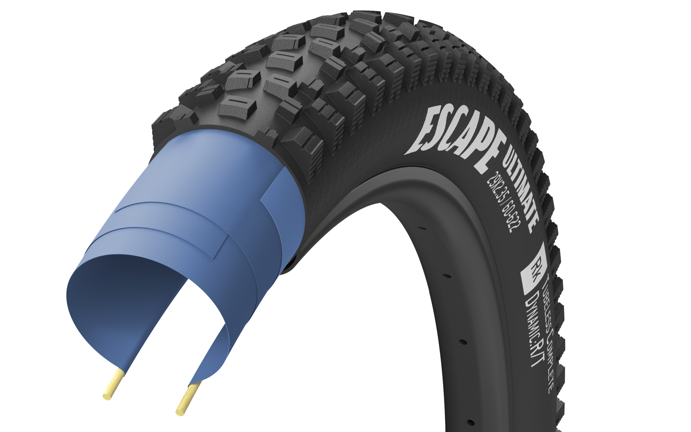 Фото Покрышка 27.5×2.35 (60-584) GoodYear ESCAPE Ultimate Tubeless Complete, Black