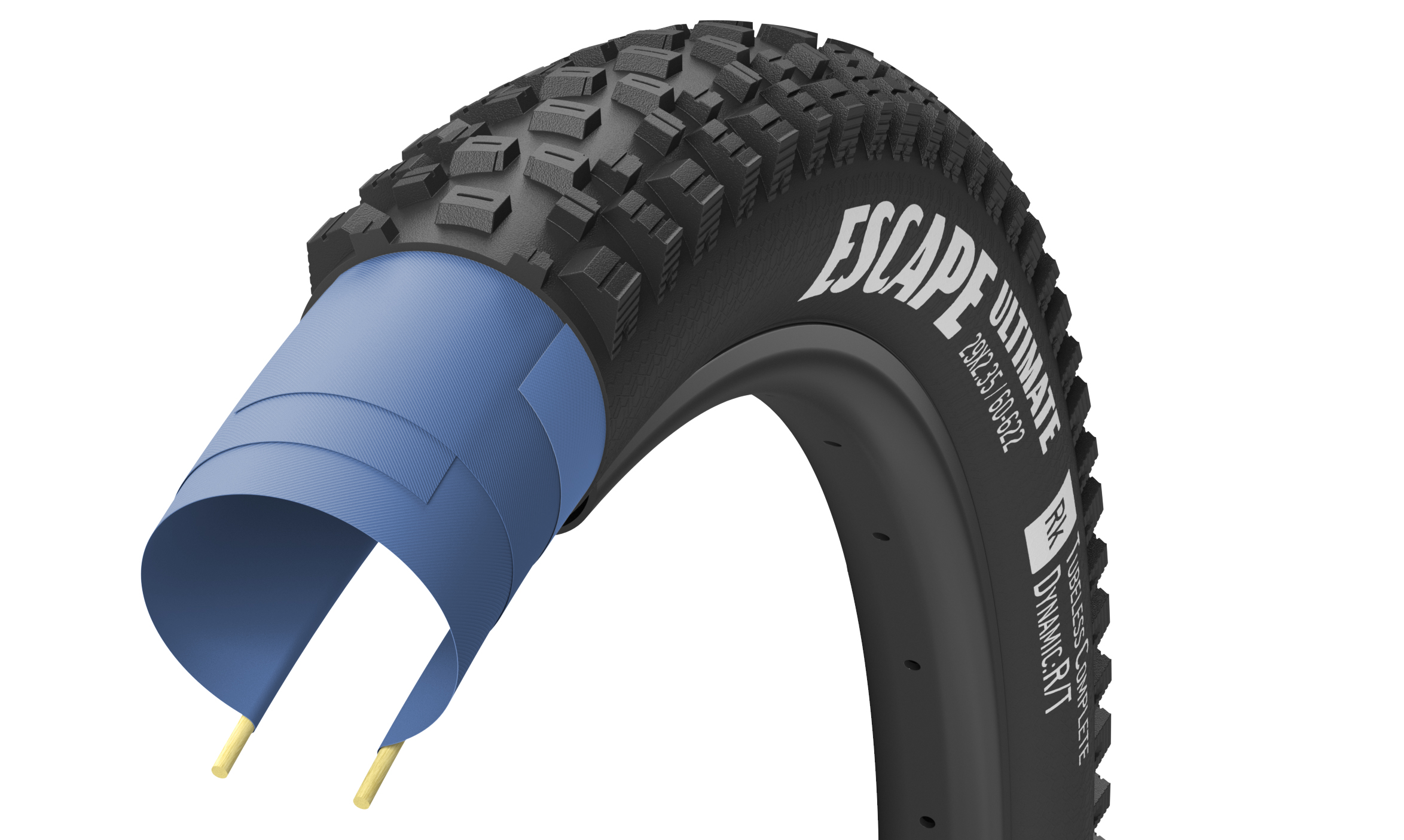 Покришка 27.5x2.6 (66-584) GoodYear ESCAPE Ultimate Tubeless Complete, Black