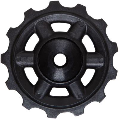 фото - Ролик 13Т KENLI KL-4012B для зад. перекл. пластик. черный