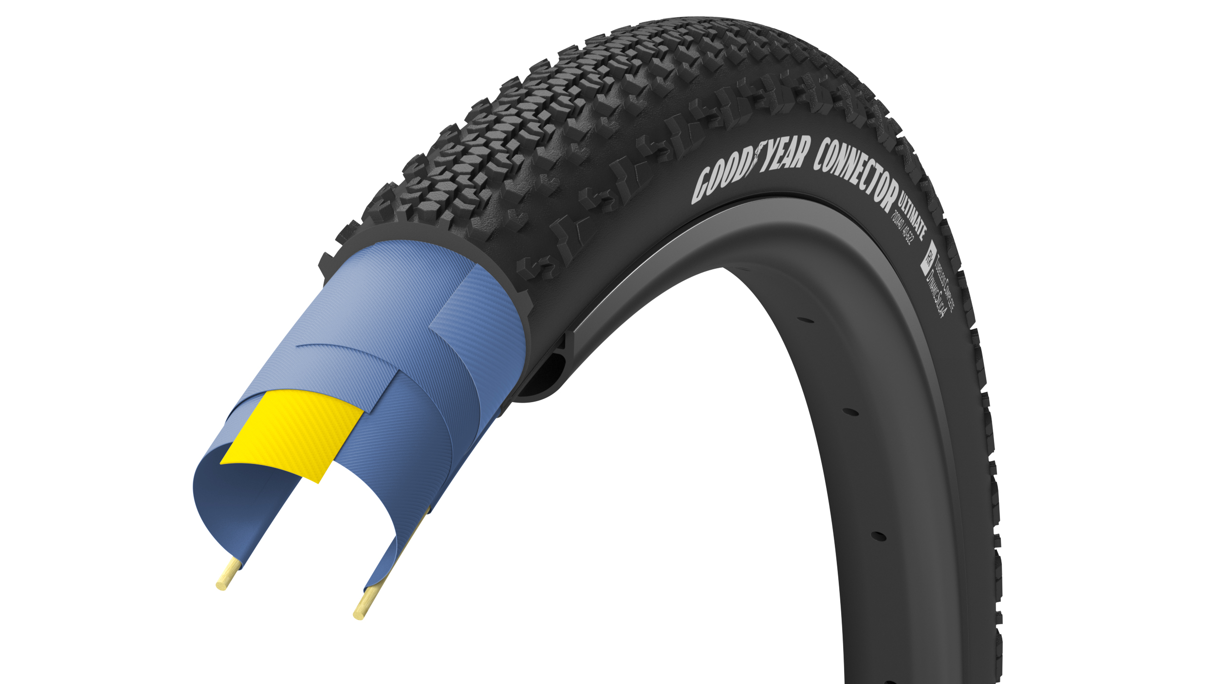 Фото Покришка 700×50 (50-622) GoodYear Connector Tubeless Ready Folding Black, 60tpi