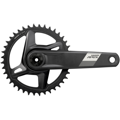 фото - Комплект шатунів Sram APEX 1 DUB WIDE, 170мм 40T, чорні (OEM)