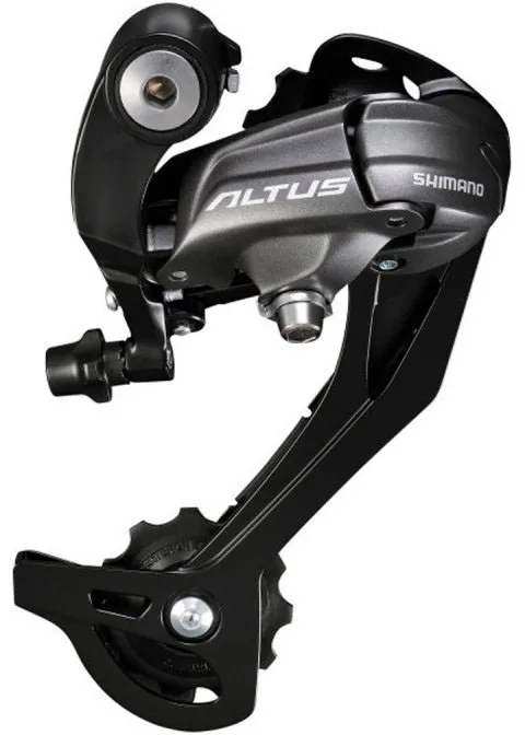 Фото Переключатель задн. 9 скор. под болт черный SHIMANO Altus RD-M370 SGS