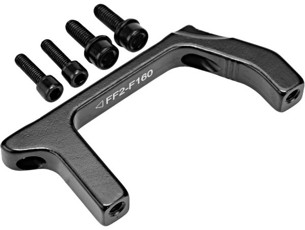 Передний адаптер калипера TEKTRO FF2 из Flat Mount в Post Mount 160мм, черный