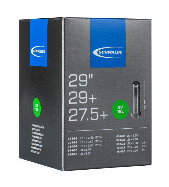 Фото Камера 29+/27,5+ (54/75×584/622) IB AGV 40мм Schwalbe AV19L