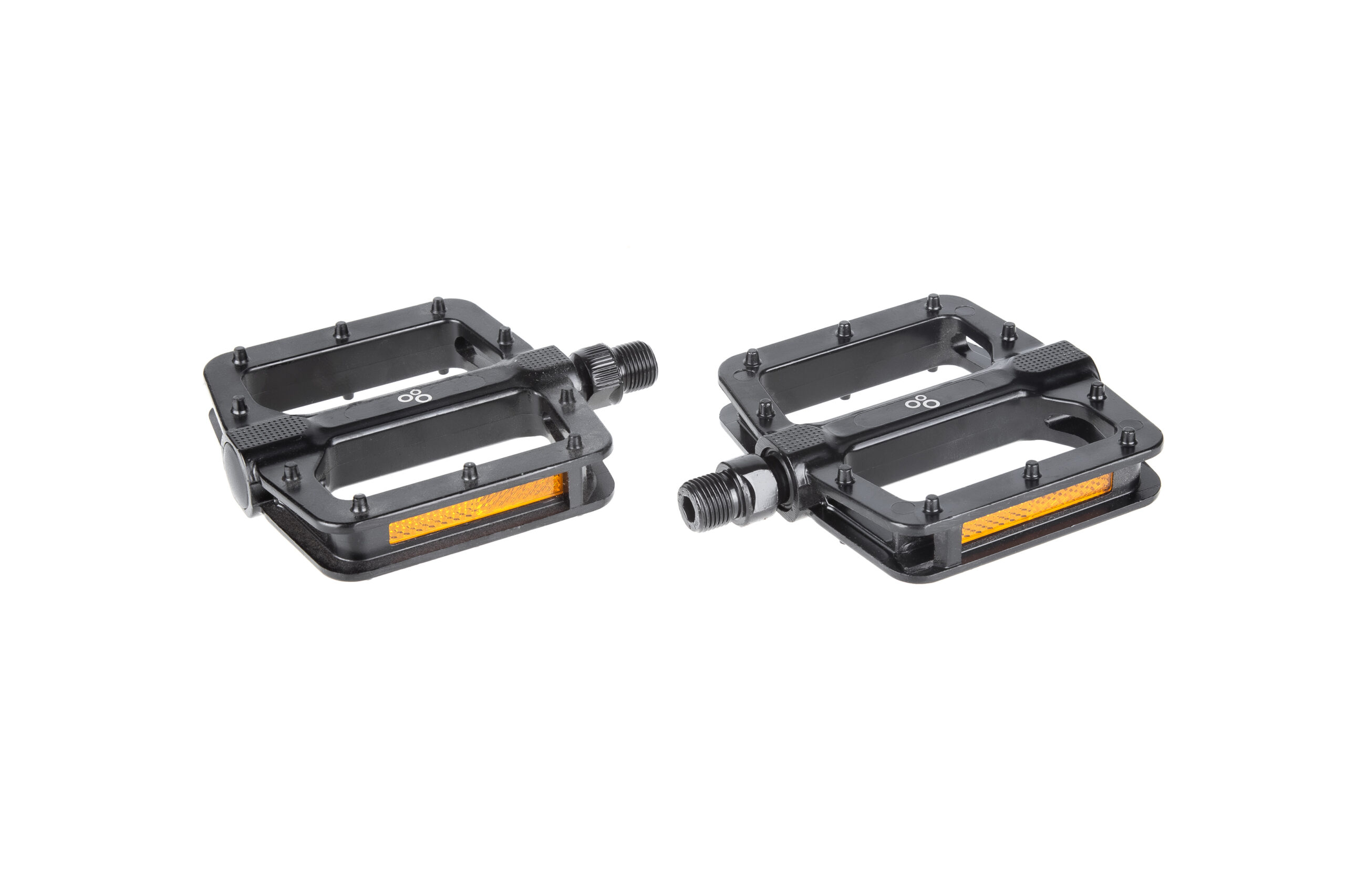 Педали ONRIDE Jump 30, алюминий (110x102) шарики, черный (polybag)