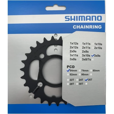 фото - Звезда для шатунов Shimano FC-M431 26T (CMK051)