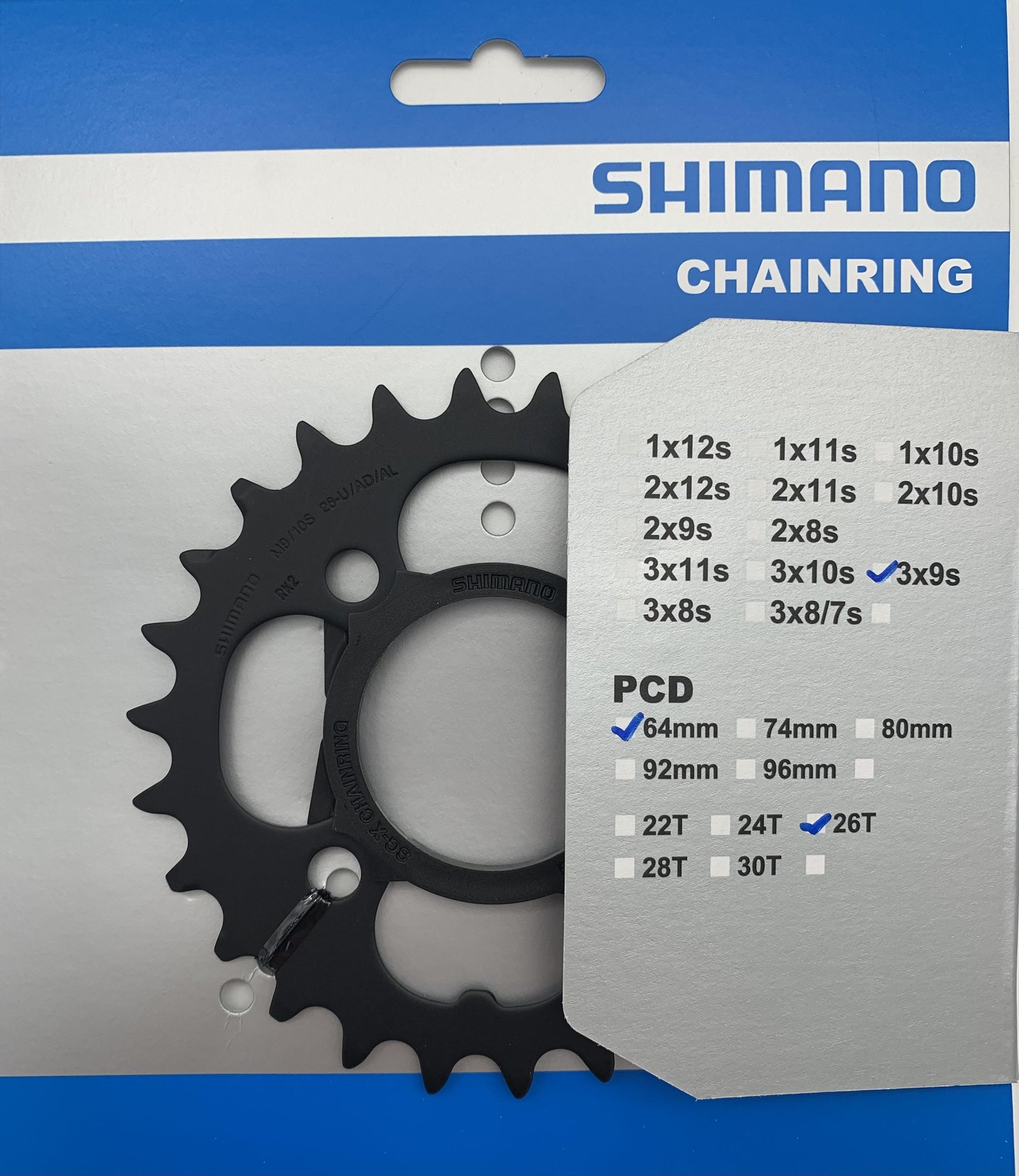 Фото Зірка для шатунів Shimano FC-M431 26T (CMK051)