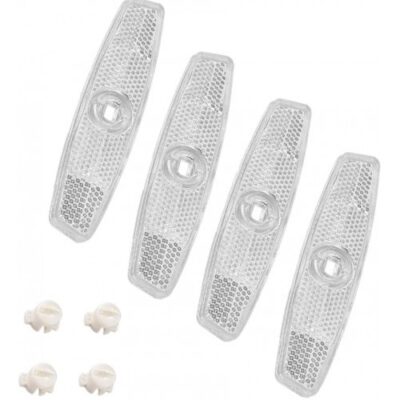 фото - Катафоти на спиці 4шт, білий (34940)