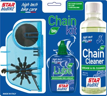фото - Набір STARbluBike Bio Chain Kit для догляду за велосипедом (20014)
