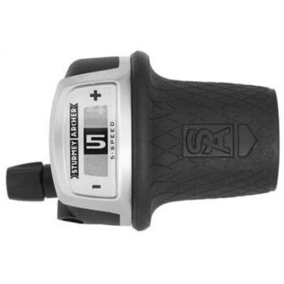фото - Шифтер Sturmey Archer TSC50 5шв, серый с черным (25777)