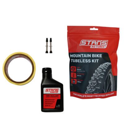 фото - Набор Stan’s Notubes Mountain Tubeless Kit 21 мм (лента 21мм, ниппеля 44мм, герметик 200мл)