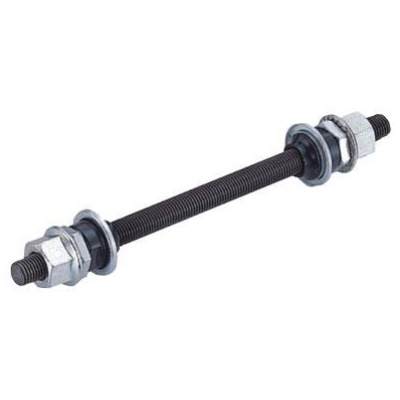 фото - Ось втулки Quando 5/16 130мм, передняя под гайку (OSK003)