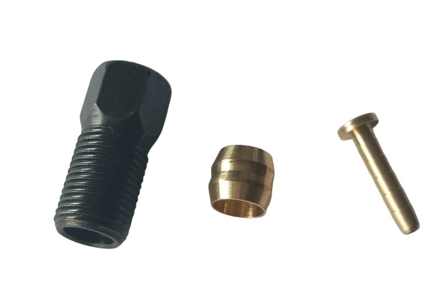 Набор оливка, штуцер, винт для Shimano (LIHK904)