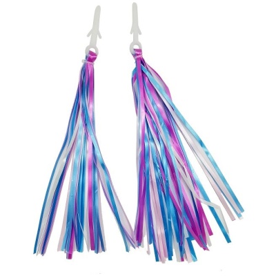 фото - Стрази для дитячого велосипеда, 23см. фіолетовий (WYP040)