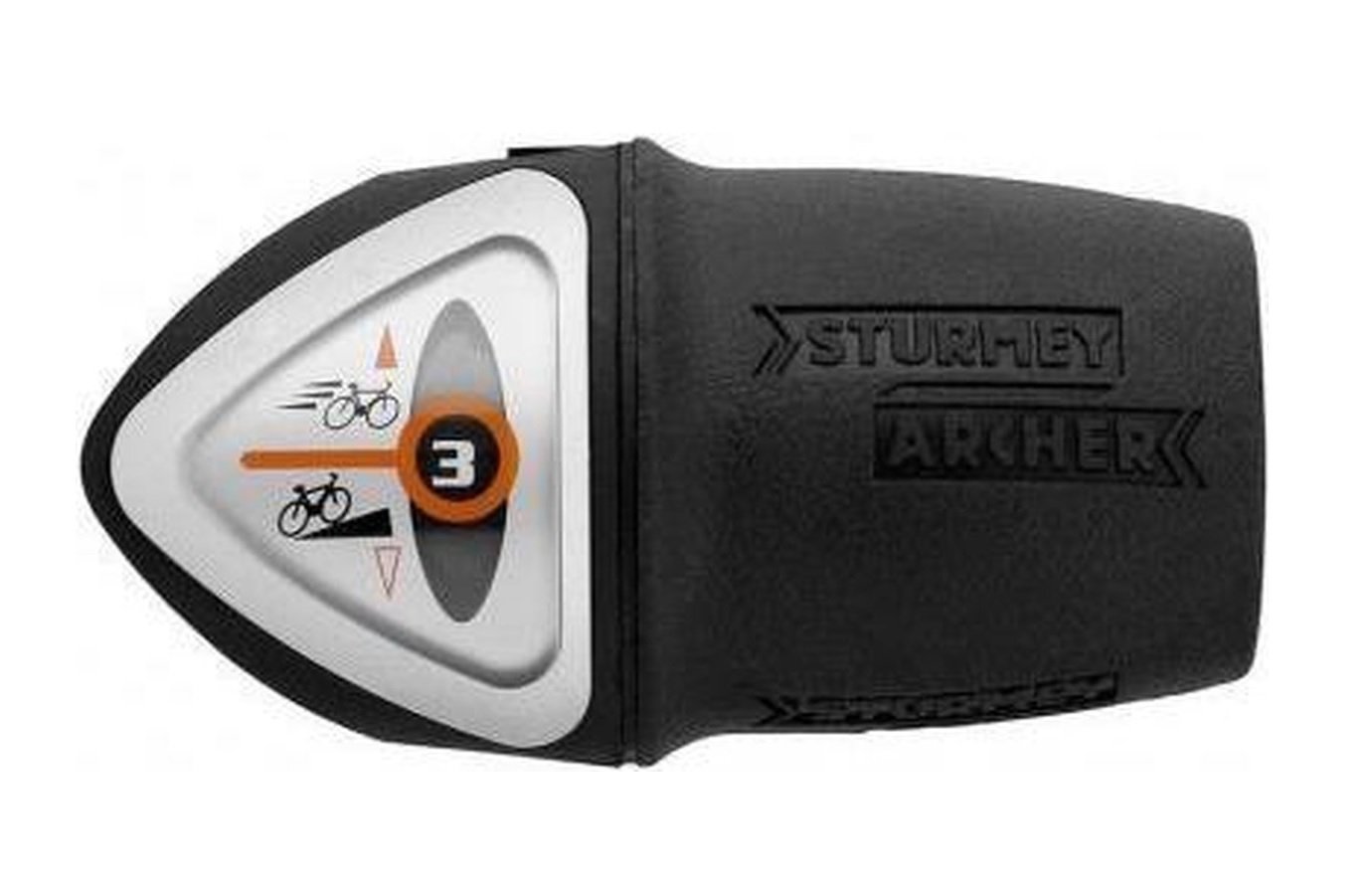 Шифтер Sturmey Archer TSS30 3шв, серый с черным (12205)