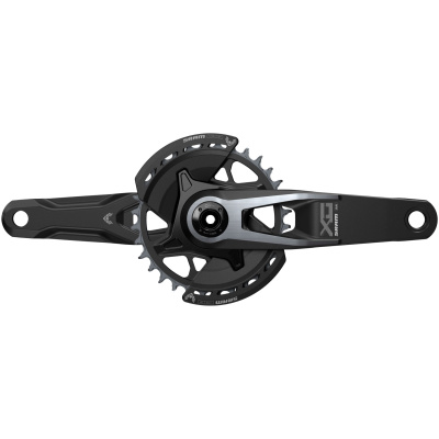 фото - Комплект шатунів Sram X0 EAGLE Q174 CL55, 170mm 34Т, чорні (OEM)