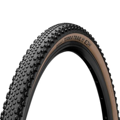 фото - Покришка безкамерна Continental Terra Trail ShieldWall 28″ | 700 x 40C | 28 x 1.50 чорна/коричнева складана skin