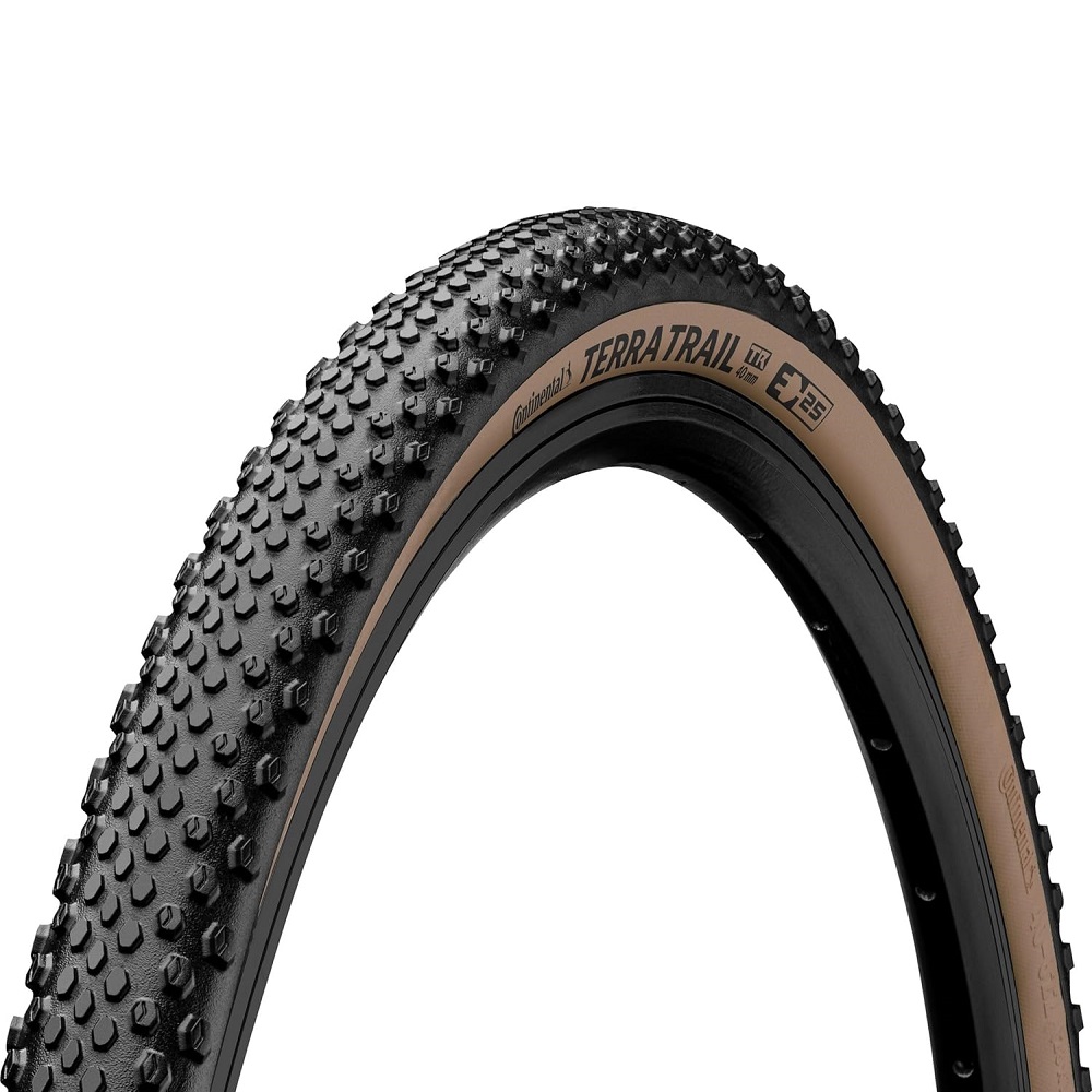 Фото Покришка безкамерна Continental Terra Trail ShieldWall 28″ | 700 x 40C | 28 x 1.50 чорна/коричнева складана skin