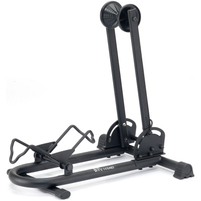 фото - Стійка Bike Hand YC-96 для велосипедів 26"- 29" із шириною покришок від 20мм(Шосе) до 2,5"(МТБ), складана, на ніжках