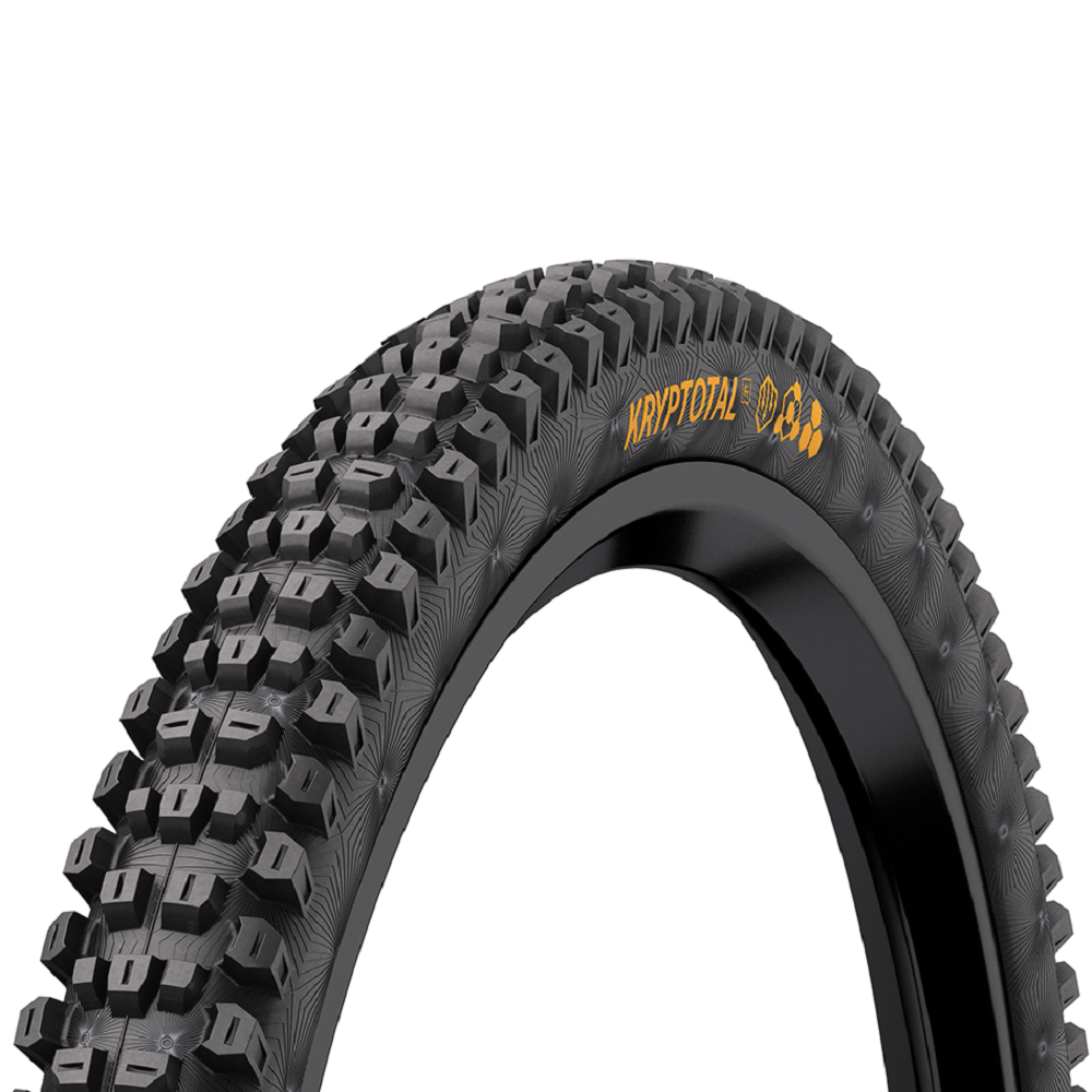 Фото Покришка безкамерна Continental Kryptotal-F Enduro 27.5 x 2.40 Soft чорна, доладна skin