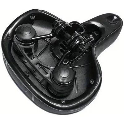 Сідло K.SAN HZ-003 Comfort, чорний із жовтим (rec11027)