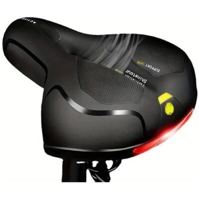 Сідло K.SAN HZ-003 Comfort, чорний із жовтим (rec11027)