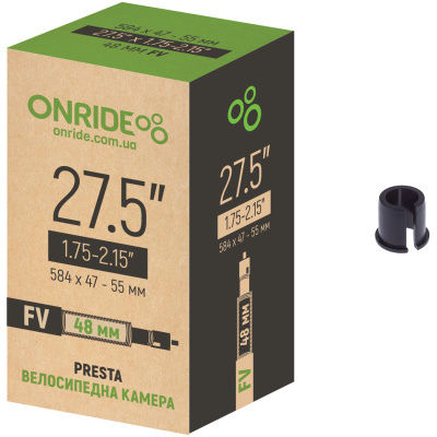 фото - Камера ONRIDE 27.5"x1.75-2.15" універсальна (FV 48 з перехідником під AV48)