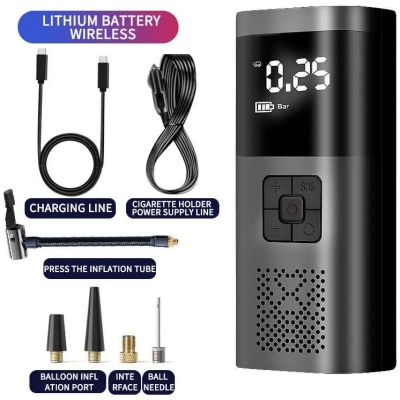 Електронасос VC-027 6000mAh 150PSI USB-C, Power Bank (VC-027)
