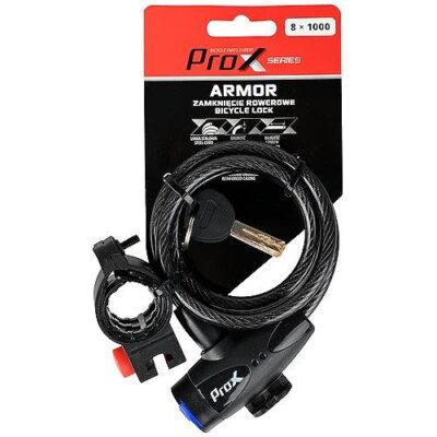 фото - Замок ProX Armor 582 під ключ 8х1000мм. чорний (A-Z-0369)