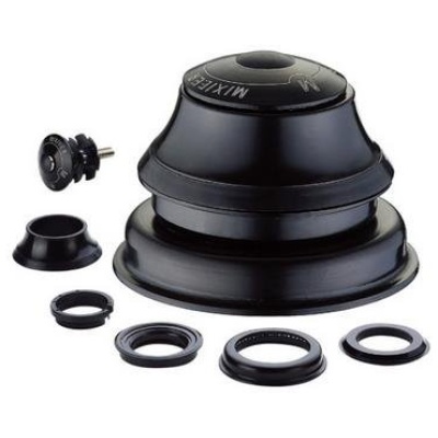 фото - Рульовий набір Mixxier 1-1/8″ 44x55x30мм чорний (QLP-44/C)