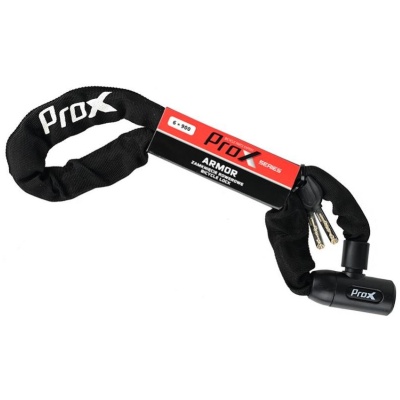 фото - Замок ProX Armor 759 під ключ, ланцюг 6х900мм. чорний (A-Z-0377)