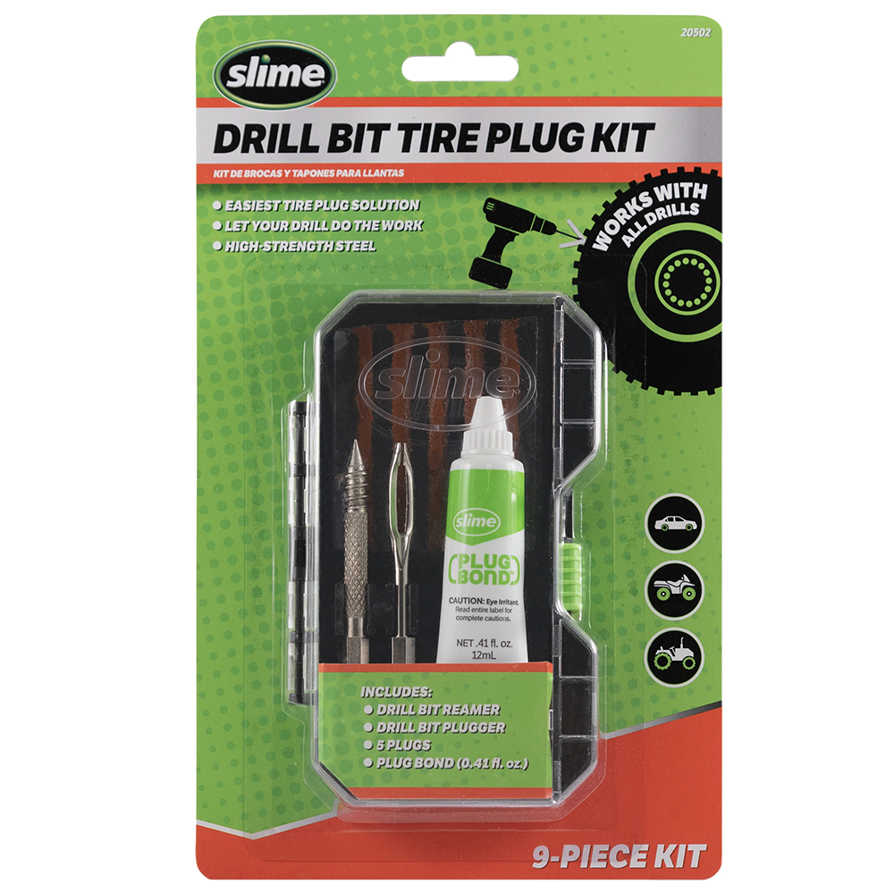 Фото Ремкомплект для бескамерки Slime Tubeless Tire Plug Drill Bit Kit