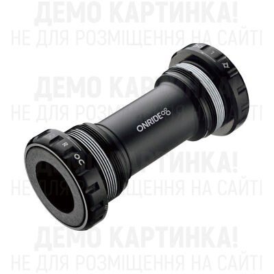 Каретка ONRIDE Hollow стандарт Hollowtech (вісь 24мм), під BSA різьблення, чорна