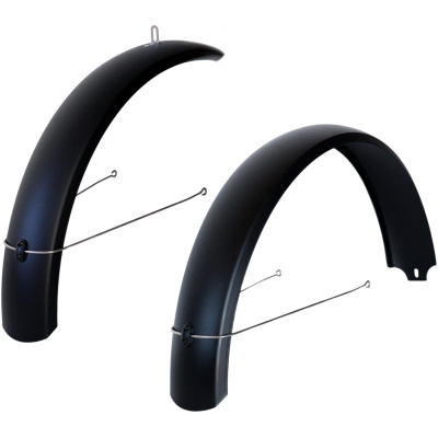 фото - Крила 26″ пластик. повнорозмірне 110мм BRAVVOS X110 чорний зі стійкою m.s. 355